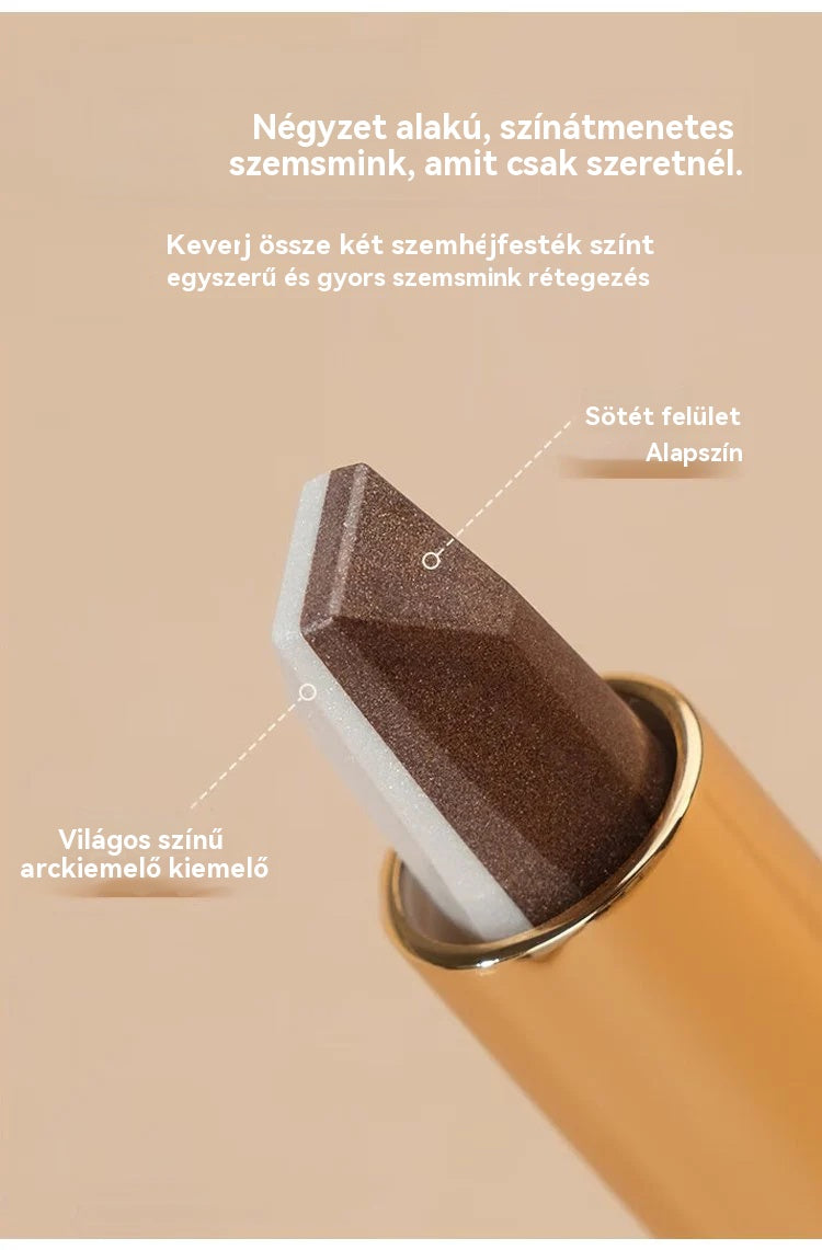 🔥🔥1+1 ingyenes👀Qiciy Dream 2-in-1 Szemhéjpúder Stick – Gyors Lazy Smink Egész Nap!！