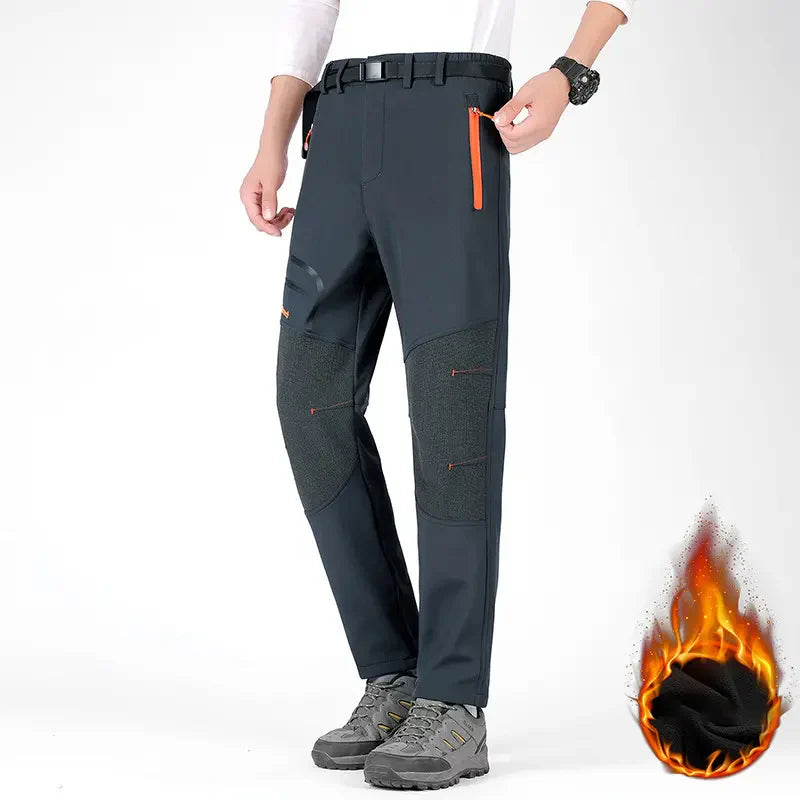👖Extra méretű szélálló és meleg kültéri nadrág a gondtalan túrázáshoz🏃