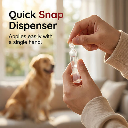 🎁1+1 INGYEN (2 db)🐕🌿 Fültisztító ampulla háziállatoknak – Eltávolítja a szennyeződéseket és a viaszt, friss és tiszta füleket biztosít! 🌸🧴