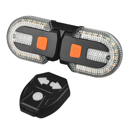 😜40% árcsökkentés💡 LED hátsó lámpa távirányítóval🚴 Vezeték nélküli irányjelző lámpa – Biztonságos kerékpározás mindenkor!