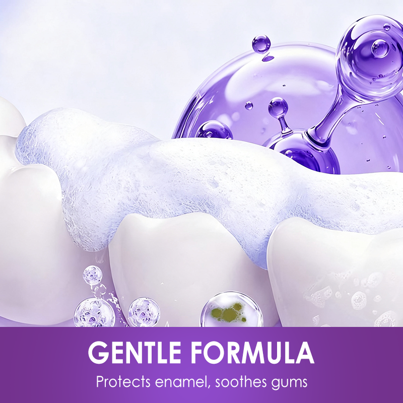 🎁🔥Ingyenes fogkefe🦷💜 Lizoenzim fehérítő fogkrém – Három hatás egy csomagban: fehérítés, tisztítás, friss lehelet!