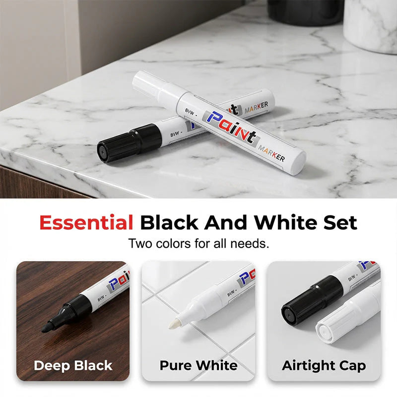 🎁🛒2+2 ingyen (4 db)🔥🖌️ Vízálló csempehézagoló toll – Penészgátló formula, gyorsan szárad！