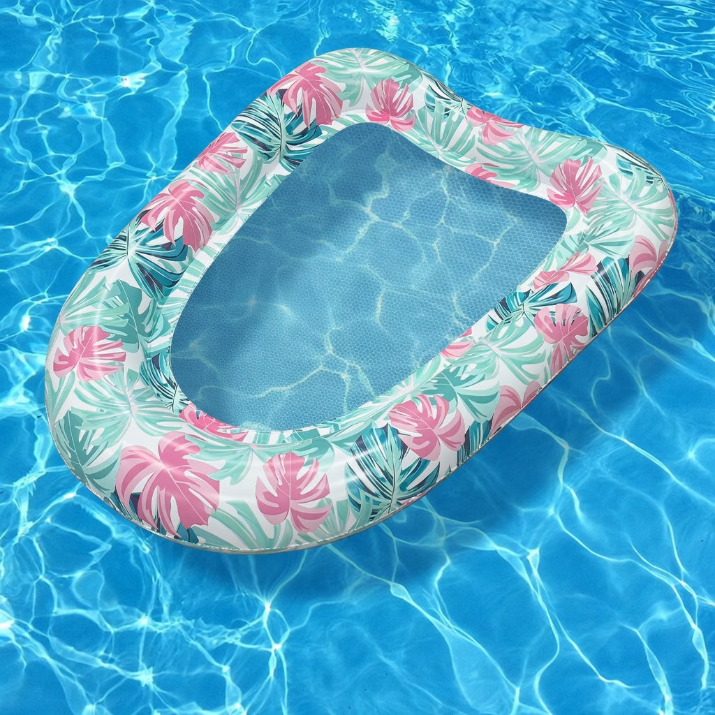 🏖️ PVC vízi úszóeszköz💖 Szív alakú átmenetes úszómedence úszó – Romantikus nyári vízi élmény!