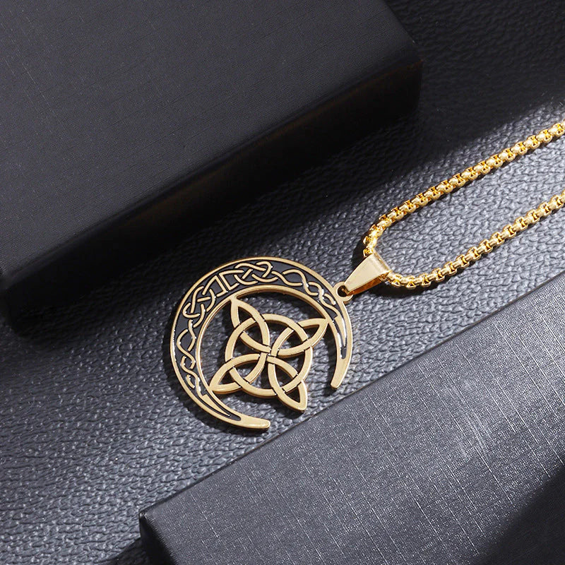 🔥1 vásárol 1 ingyen kap🌙✨ Titokzatos Kelta Hold Nyaklánc – A Női Erő és Védelem Szimbóluma! 🎁