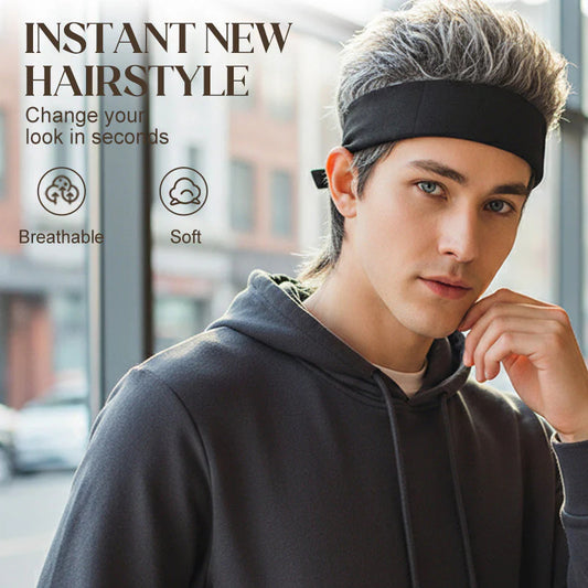 👍2026 Új modell🧢 Hip-hop parókás sapka✨ Uniszex design – Természetes megjelenés, egész napos kényelem!