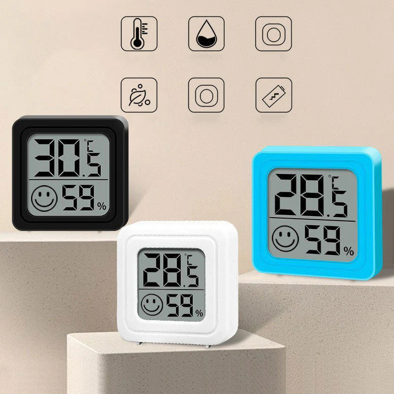 🔝30% kedvezmény🌡️ Mini Hő-Páratartalom Mérő: Hálószoba Levegőminőség – Egy Pillantással!
