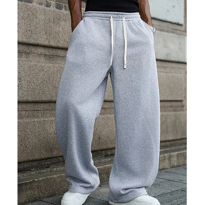 😜35% árcsökkentés 🩳 Állítható derékú férfi laza nadrág👖 Tartós egyszínű férfi nadrág – Könnyen kombinálható, hosszú távú használatra!