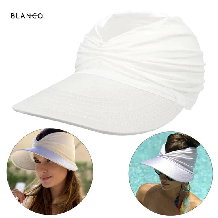 ⏰💥50% árcsökkentés😌 Könnyű és puha napi sapka☀️ Egyszínű napellenző sapka – Erős védelmet biztosít az arcbőrödnek a napsugarak ellen!