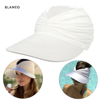 ⏰💥50% árcsökkentés😌 Könnyű és puha napi sapka☀️ Egyszínű napellenző sapka – Erős védelmet biztosít az arcbőrödnek a napsugarak ellen!