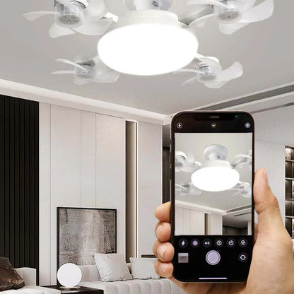 💥🔥50% kedvezmény🌀💡 Távirányítású LED mennyezeti ventilátor – Összehajtható lapátok, állítható fény, időzítő – Minden egyben! 🏠✨