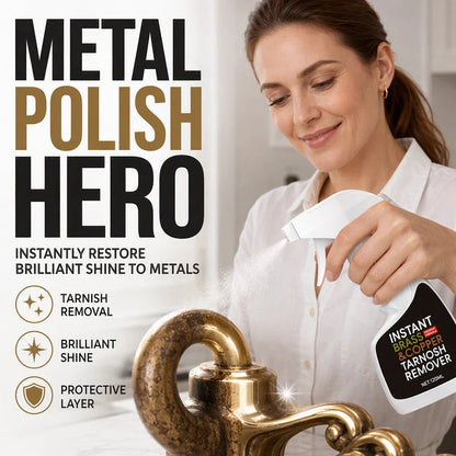 ✨🛡️ Fémtisztító és polírozó spray – Eltávolítja az elszíneződéseket és oxidációt sárgarézről, rézről és alumíniumról! 💎💪