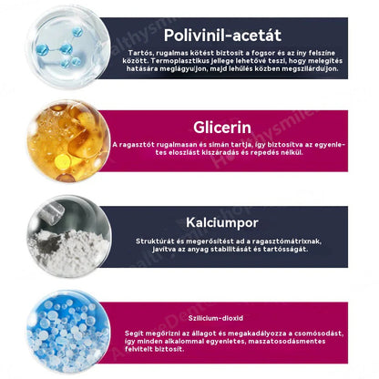 😍60%-kal csökkent🔥1 vásárol 1 ingyen kap🦷Hőre Aktiválódó! Egyedi Illeszkedés + Cinkmentes, Gyengéd Formula!