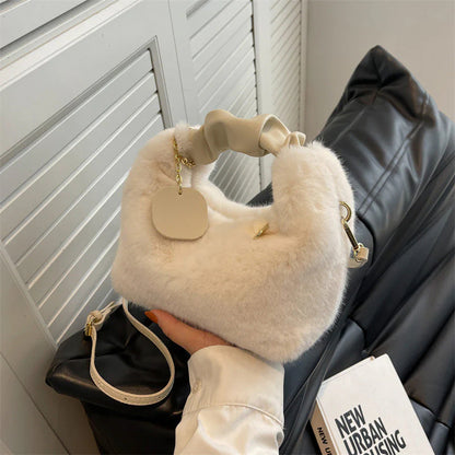 🎁Ingyenes ajándék✨ Luxus érzetű, bőrbarát kézitáska👜 Műszőrme táska – Elegancia és funkcionalitás minden nő számára!