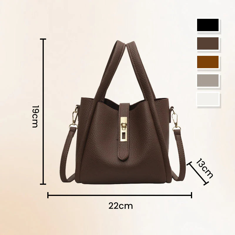 😜40% árcsökkentés 👜 Prémium vödrös kézitáska✨ Nagy kapacitású női műbőr táska – Állítható pánt, egyedi stílus minden alkalomra！