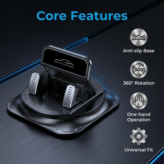 🎁1+1 INGYEN (2 db)🚗📱 Csúszásmentes autós telefontartó – 360° forgatható univerzális tartó！