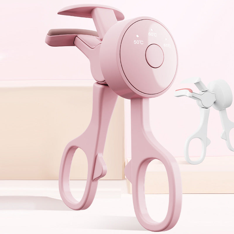 👁️✨ Fűthető elektromos szempillagöndörítő – 10 másodperc alatt gyönyörű ív, 3 hőmérsékleti beállítással! 💖💪