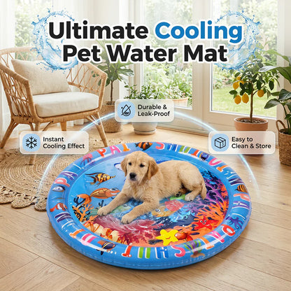 💧 65 cm vagy 100 cm🐾❄️ Extra vastag, hűsítő hatású vízzel töltött matrac háziállatoknak😺