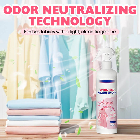 🎁1+1 INGYEN🌿💨 Ránctalanító Spray Kíméletes Szövetekhez👔 Gyors hatású ránctalanító🧳 Hordozható és könnyen használható