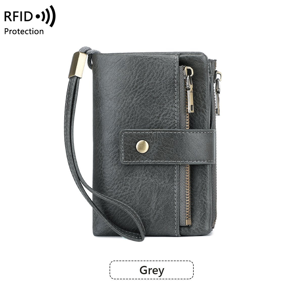 💼 Kétszínű PU bőr pénztárca🔒 RFID védett női pénztárca – Adatvédelem és elegancia egyben!