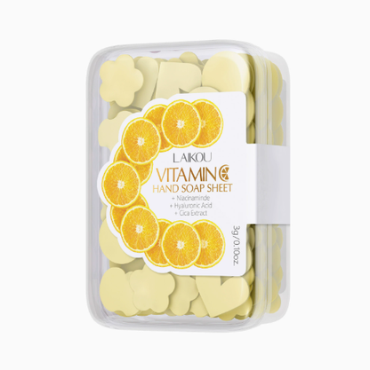 🌸✨ Virág alakú kéztisztító lapok – C-vitamin + hidratáló formula, alkoholmentes! 🧼💪