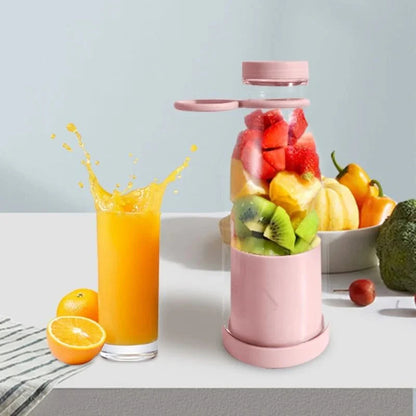 🔥Eladó alacsony áron🥤420ml Hordozható Turmixgép – 15 Csésze/Charge, BPA-mentes!