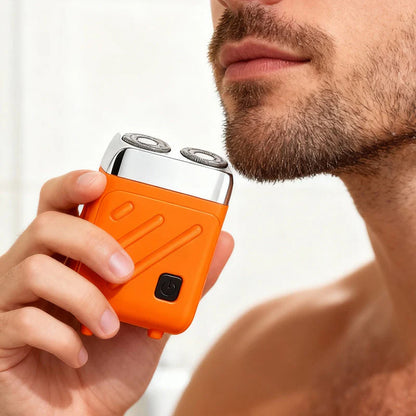 🎉Bestseller akció🪒 Kompakt elektromos borotva🔋 Type-C töltött mini borotva – Ideális otthon és utazás során!
