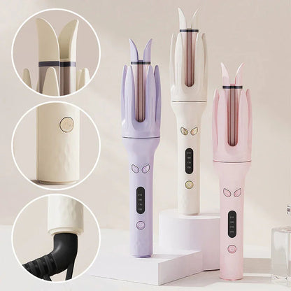 🎁Ingyenes ajándék -📿Gyönyörű hajcsat💇‍♀️Automatikus 360° hajcsavaró – Tökéletes fürtök pillanatok alatt!