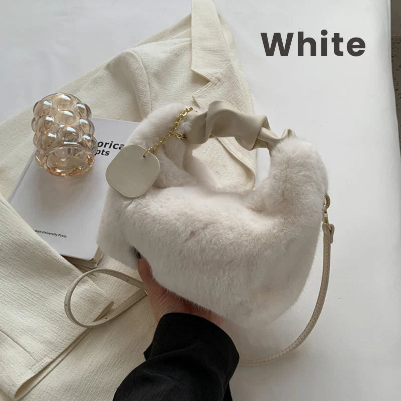 🎁Ingyenes ajándék✨ Luxus érzetű, bőrbarát kézitáska👜 Műszőrme táska – Elegancia és funkcionalitás minden nő számára!