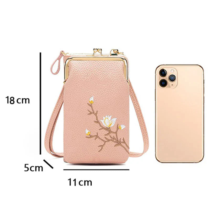 🎊Ingyenes gyönyörű medál✨ Keresztpántos telefonos táska👜 Könnyed, kézmentes hordozás – minden napra tökéletes!