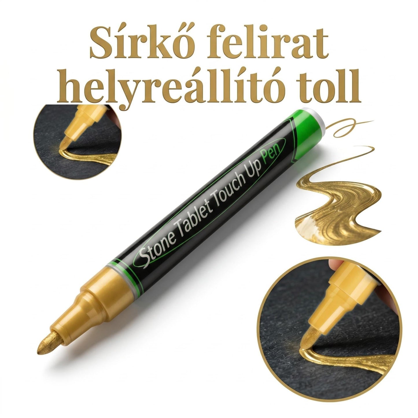 🔥🔥2+4 ingyenes🐦Arany sírkő jelző a kifakult sírfeliratok helyreállításához🖌️