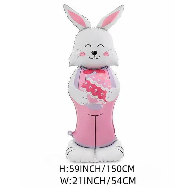 🔥1 vásárol 1 ingyen kap🐰 Húsvéti 3D álló fóliaballon – Vidám dekoráció minden bulira!