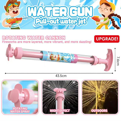 🌈🔫Világos szivárványos LED-es vízipisztoly💧3 egyszerű lépés, szivárgásmentes, gyerekbiztos！