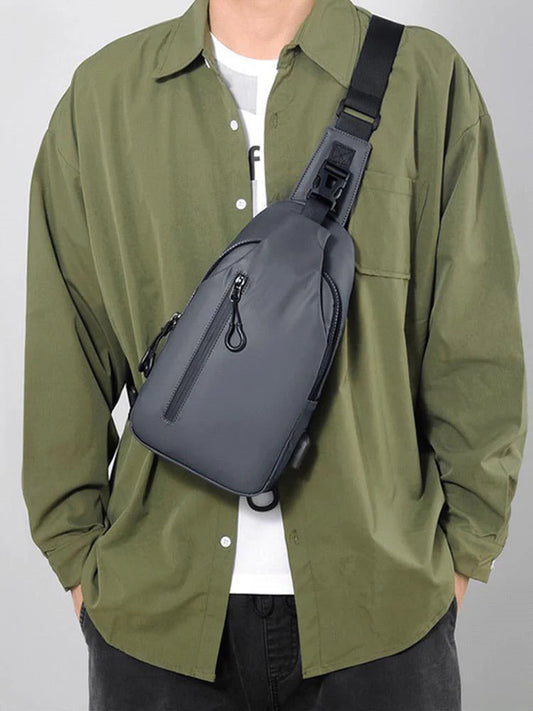 ⏰Utolsó nap 60 %-os kedvezmény🎒✨ Vízálló válltáska: háromféle hordási mód, USB-töltés, egész napos kényelem!