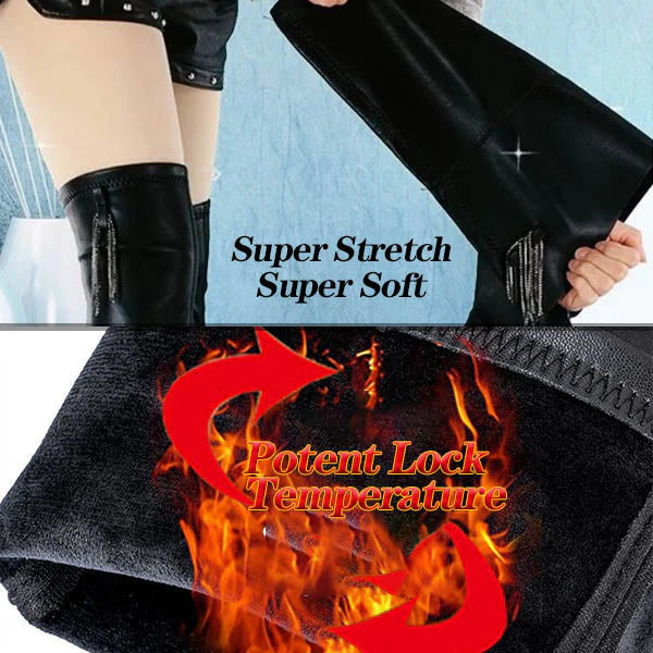 😘30% árcsökkentés👢 5cm Térd Fölé Csizmák: Meleg, Elegáns; Kényelmes!