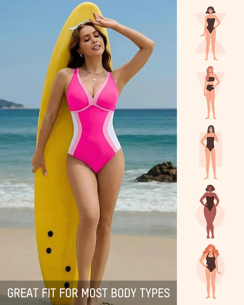 🏖️👙Haskontroll és kiváló tartás – Karcsú sziluett tengerparton!！
