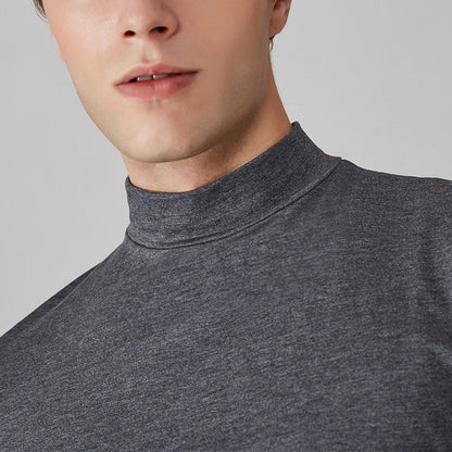 🔥1+1 ingyenes👕 Magas gallér férfi póló🌿 Lélegző anyag – Elegáns mindennapi viselet minden férfinak!