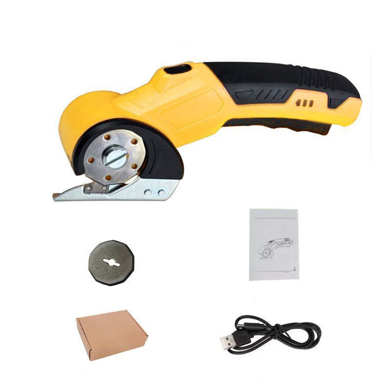 🔋 Type-C újratölthető szövetvágó✂️ LED világításos vezeték nélküli elektromos vágóolló!