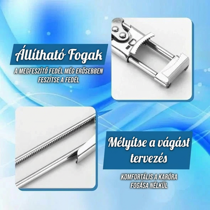 🔥1 vásárol 1 ingyen kap🔝Magas minősítésű, prémium minőségű🔧Állítható rozsdamentes acél palacknyitó – csúszásgátló + erőfeszítés-megtakarító!