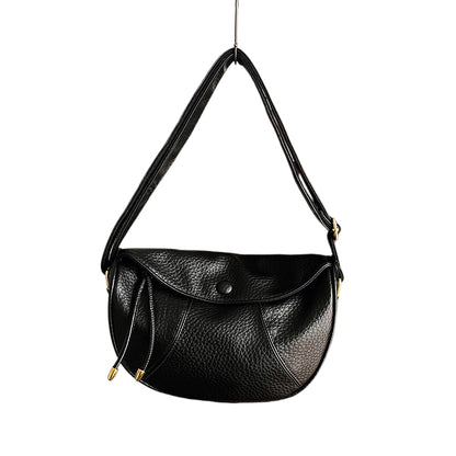 🎉30% árcsökkentés✨ Minimalista félhold alakú táska🥟 Divatos gombóc formájú női táska – Elegáns PU bőr válltáska!