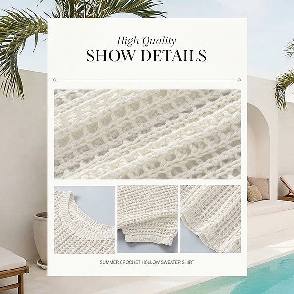🌬️🌸 SUNLACE horgolt kötött felső – Légáteresztő, puha, elegáns nyári réteg S–XL-ig! ✨☀️