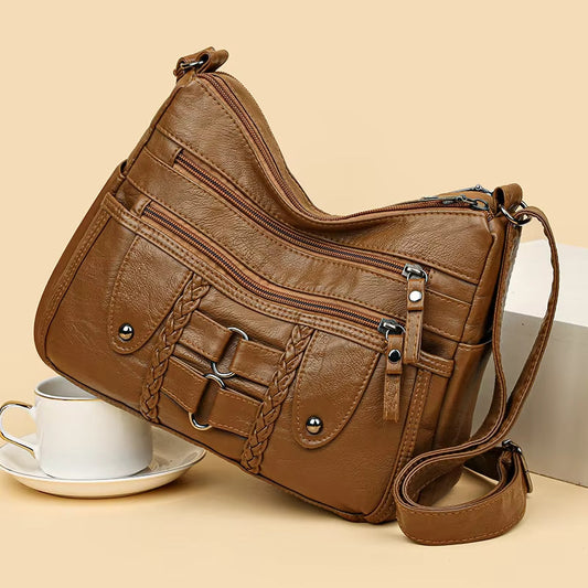 💥Hatalmas árcsökkentés🎒💖 Több rekeszes, biztonságos női táska – Minden napi holmid elfér benne, stílusosan! 🌟🛍️