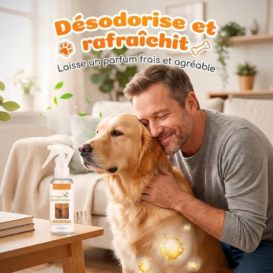 🔥1+1 ingyenes🐾 Kíméletes háziállat ápoló spray🍊 Narancsillatú állati szőrápoló spray – Szagtalanítás és könnyű fésülés！