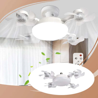 💥🔥50% kedvezmény🌀💡 Távirányítású LED mennyezeti ventilátor – Összehajtható lapátok, állítható fény, időzítő – Minden egyben! 🏠✨