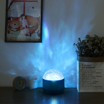 🌌 Aurora éjszakai fényvetítő🎨16 színválaszték📱Távirányítós funkció🌙 Hipnotizáló égi minták！