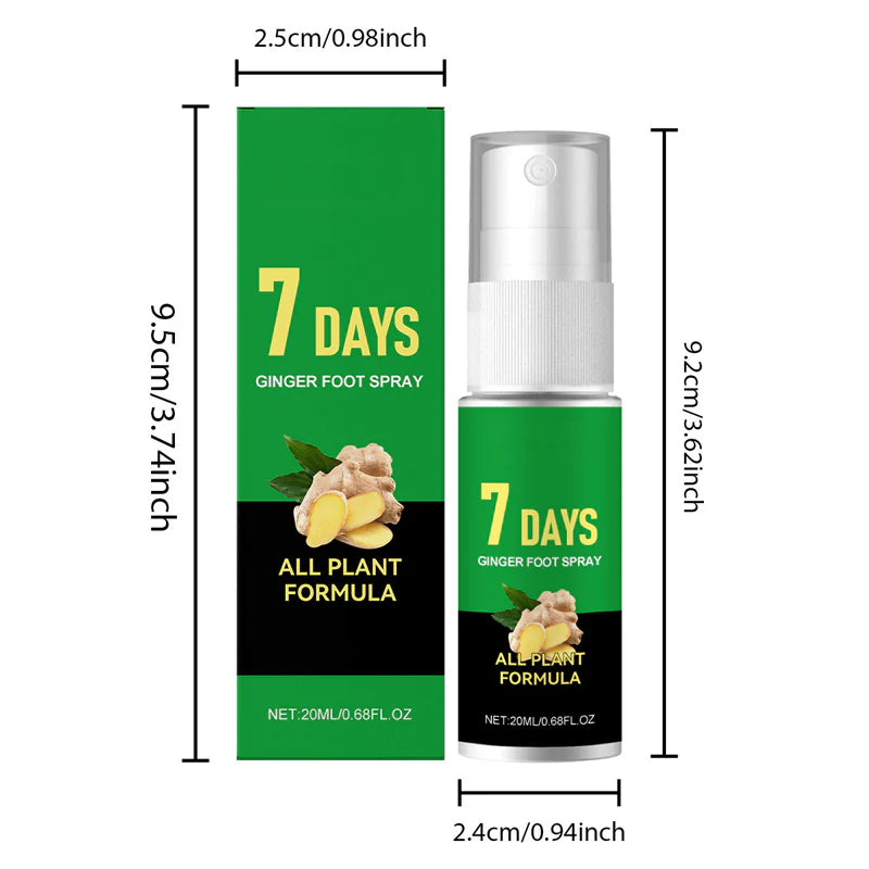 🔥🔥2+1 ingyenes💨 Lábféreg eltávolító spray🦶 Gyömbéres lábhámlasztó spray – Fájdalommentes, gyors hatású puhaság!