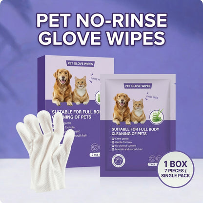 🐕🧤 Öblítés nélküli tisztítókesztyű – Texturált gyöngyházfelület, alkohol- és fehérítőmentes, teljes testre! 🐱✨