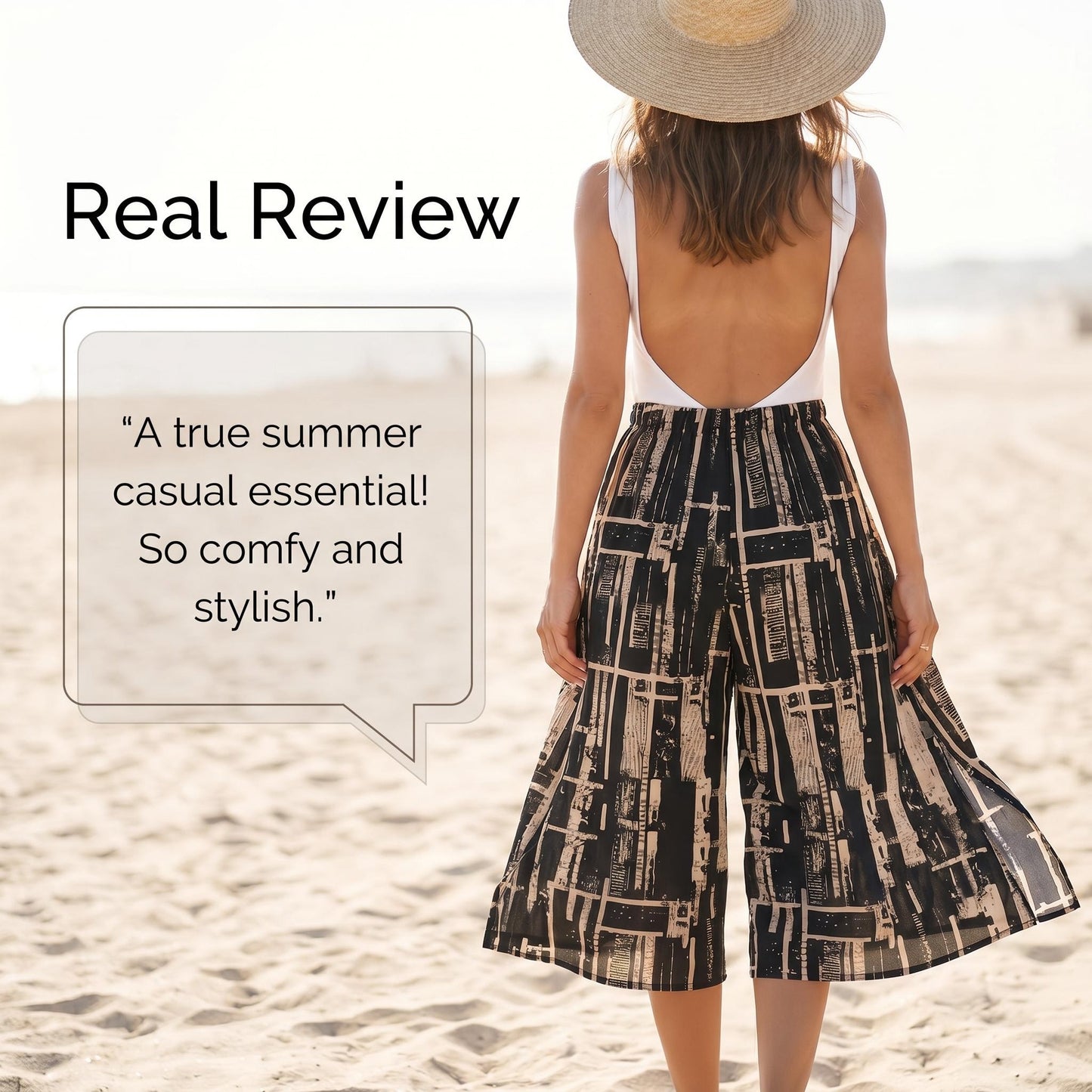 👖🌸 Retro nyomtatott rövidnadrág – Elasztikus derék, laza egyenes szárú szabás, 5 színben! ☀️✨