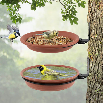 😁árcsökkentési akció🐦 Többszintű kültéri madáretető – Falra és fára egyszerűen szerelhető!