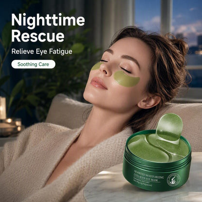 👁️✨ Hínár + kollagén szemkörnyék tapasz – 60 db, mély hidratálás, sötét karikák és finom ráncok ellen! 💎💚