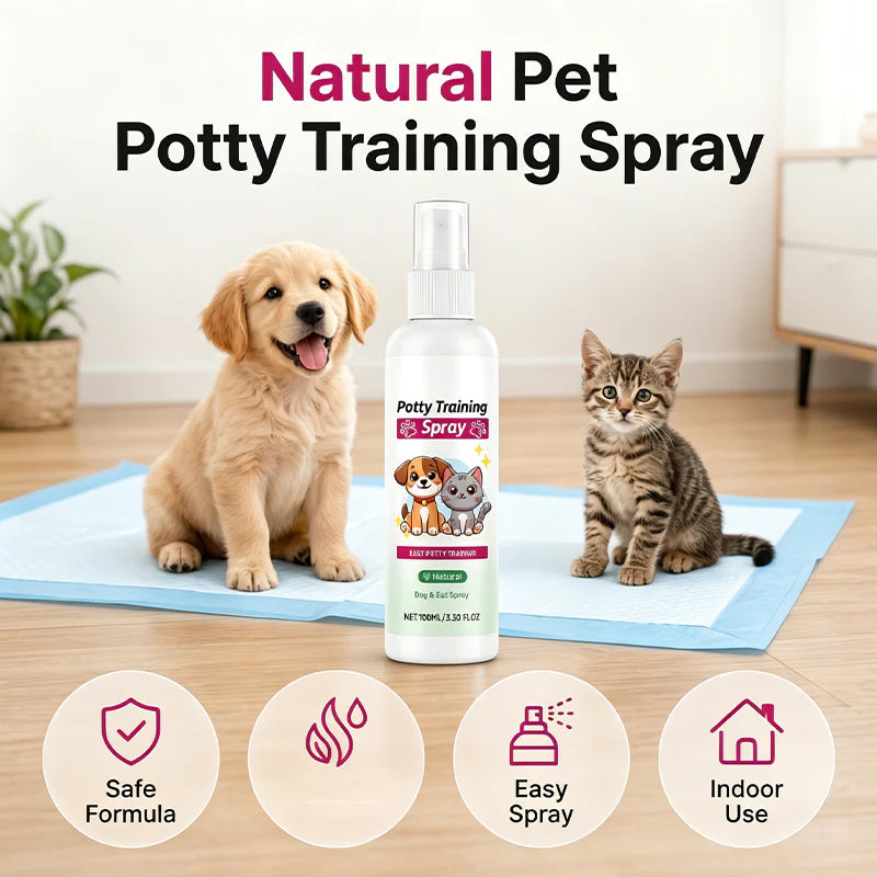 🔥2+2 INGYEN (4 db)🐶🐱 Tisztasági nevelő spray kutyáknak és macskáknak – elősegíti a tisztasági nevelést ✨